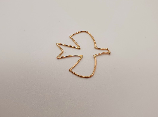 Pendentif Colombe fil Or jaune