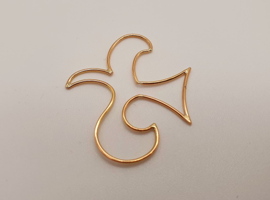 Pendentif Colombe fil Or