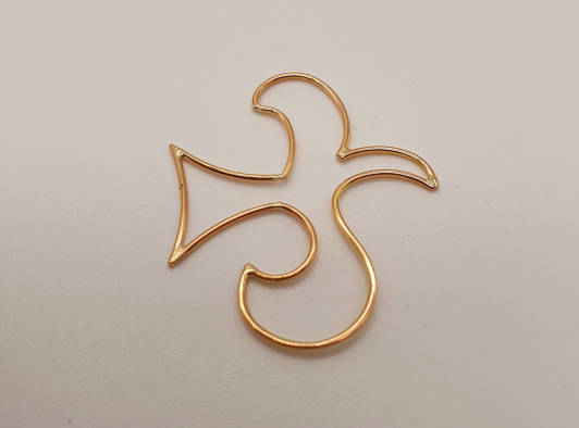 Pendentif Colombe fil Or