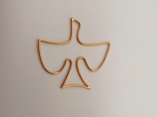 Pendentif Colombe Or