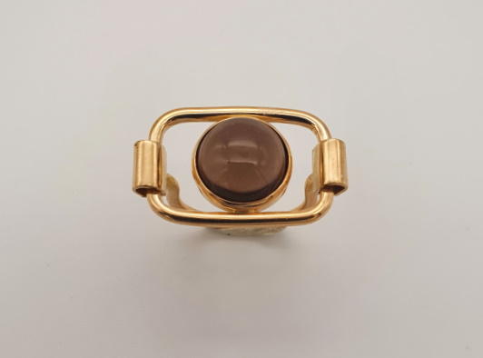 Bague Boucle Or & Quartz