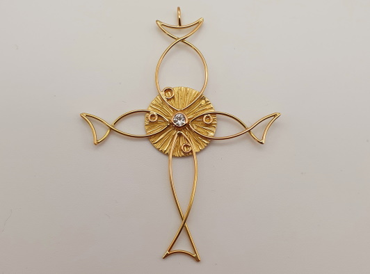 Pendentif Poissons Diamant