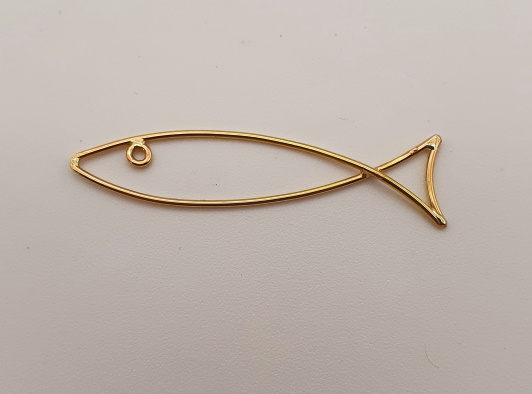 Pendentif Or Poisson